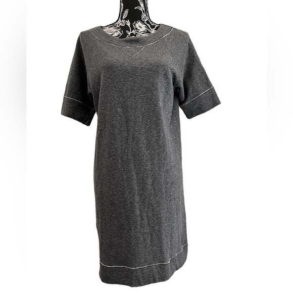 #021 J.Crew Sweatshirt Dress - Picture 1 of 8